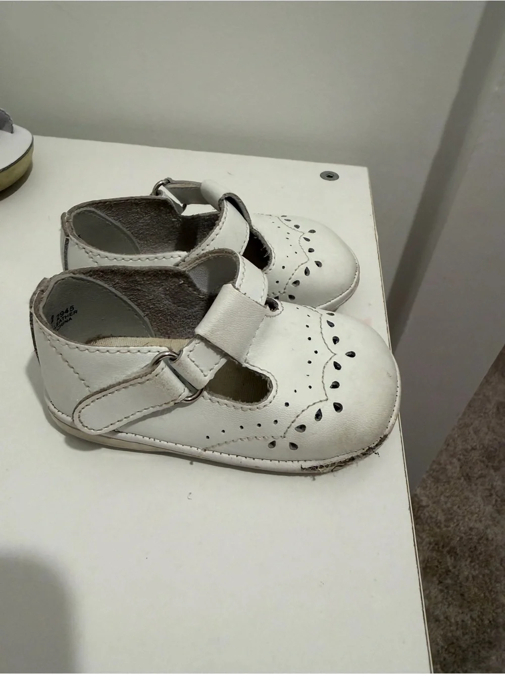 Angel Dear White Girls' Mary Jane Dress Shoes